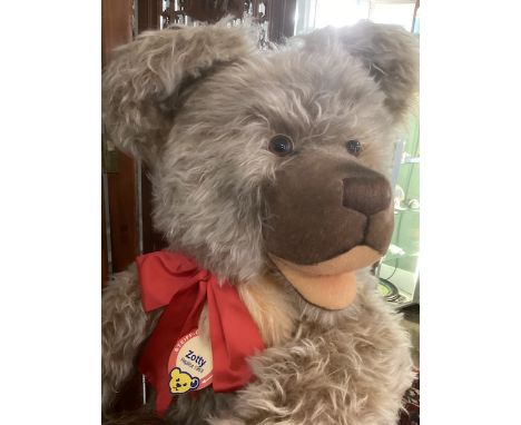   Steiff Fine very large boxed studio oversized Zotty teddy bear 75cm tall, caramel tipping, in super rare size , as sold in