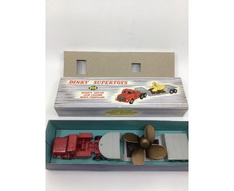 Dinky vintage diecast &nbsp;toy 986 Mighty Antar Low loader with propeller Dinky Supertoys , toy appears unused and includes 