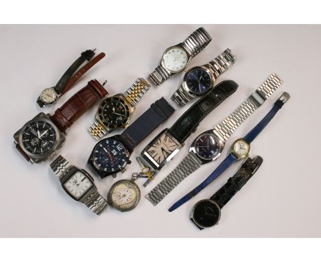 A collection of of ladies and gents wristwatches to include Seiko, Sekonda and Timex examples.