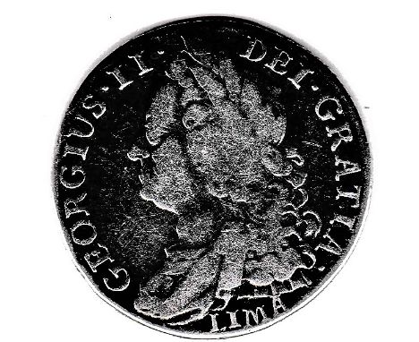 1745 'Lima' King George II Shilling A/Fine
