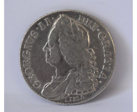 1745 'LIMA' George II Halfcrown, NONO old bust, NVF, S 3695