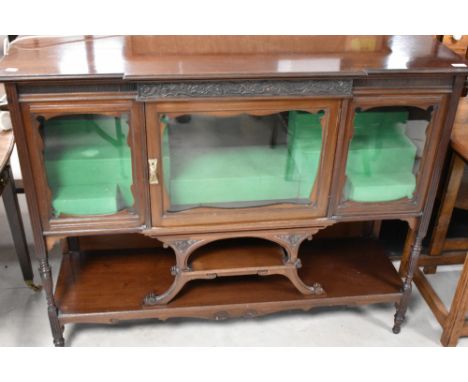 A 19th Century mahogany chiffonier base, width approx. 122cm