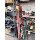 LOT CONSISTING OF WERNER STEPLADDER 7', STEP STOOL AND MECHANICS CREEPER