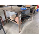 STEEL FABRICATED TABLE, 40" x 60" x 1/2