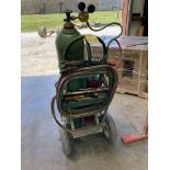 TORCH CART, w/gauges & cutting head (Delayed removal until May 16th)