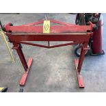 FREE STANDING LEAF BRAKE, 40"