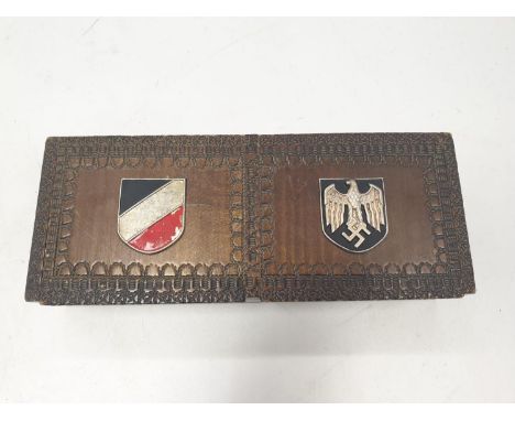 WW2 German Africa corps playing cards box 