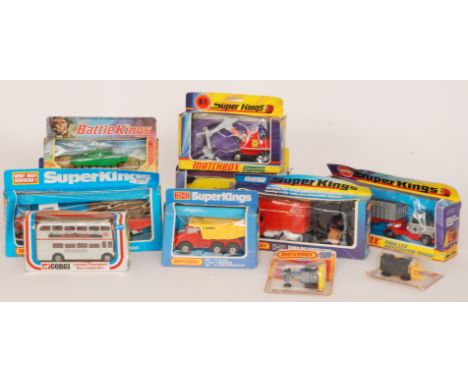 A Matchbox Superking K-2 Car recovery Vehicle, K-103 Chieftan, together with various other similar models including Corgi mod