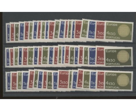 1970 Europa set U/M x 20 sets. SG 1378-80 Cat £760 (60)