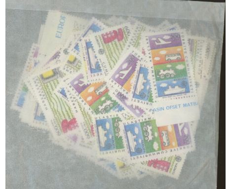 1988 Europa set U/M x 100. SG 2989-90 Cat £2750 (200)