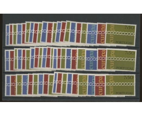 1971 Europa set U/M x 20. SG 1413-15 Cat £540 (60)