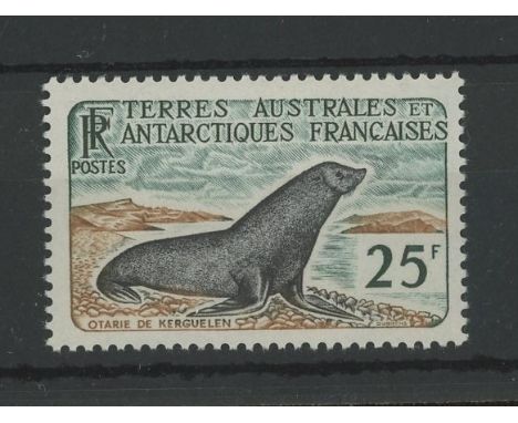 1956 25f Fur Seal U/M, fine. SG 14 Cat £150