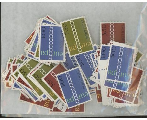 1971 Europa set U/M x 50. SG 1413-15 Cat £1350 (150)