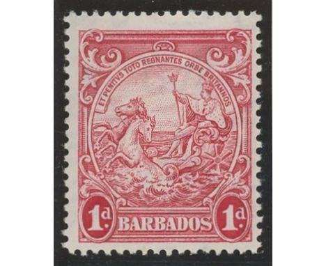 1938-47 1d scarlet, perf 13½ x 13, U/M, fine. SG 249 Cat £275 (see photo)