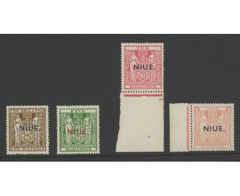 1941-67 2/6d-£1 set U/M, fine. SG 83-86 Cat £130 (4)