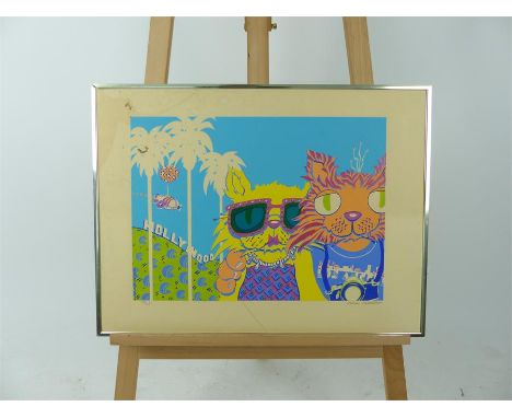 Trina Swerdlow, a 1980 limited edition Pop Art lithograph 34/167, signed in pencil, sight size 45 x 60cm.