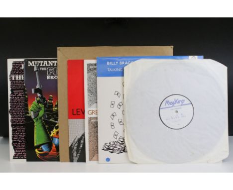 Vinyl - 2 Rock and Pop albums and 10 x 12” singles to include: unidentified Mayking Records album test pressing dated 2 Jul. 