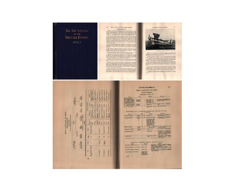 The Air Annual of the British Empire 1932-33 unsigned hardback book. Volume IV Burge, C.G. (Squadron Leader, Editor). 530 pag