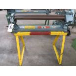 Roper Whitney mod. 381, Slip Roller, 36" x 2" Dia. Rolls x 22 Ga.