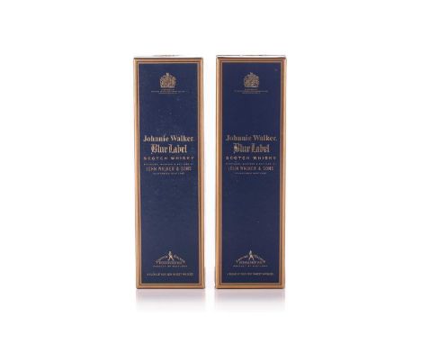 Two bottles of Johnnie Walker Blended Blue Label Scotch Whisky, 43%, 750ml