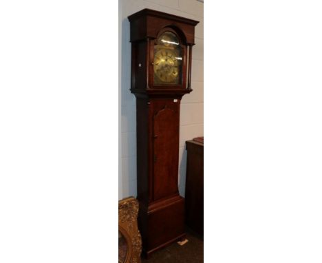 An oak eight day longcase clock, signed John Dobie, Tanfield, No.240, circa 1780