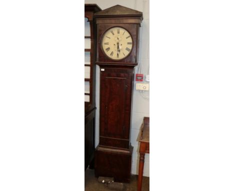 A mahogany eight day longcase clock, early 19th century