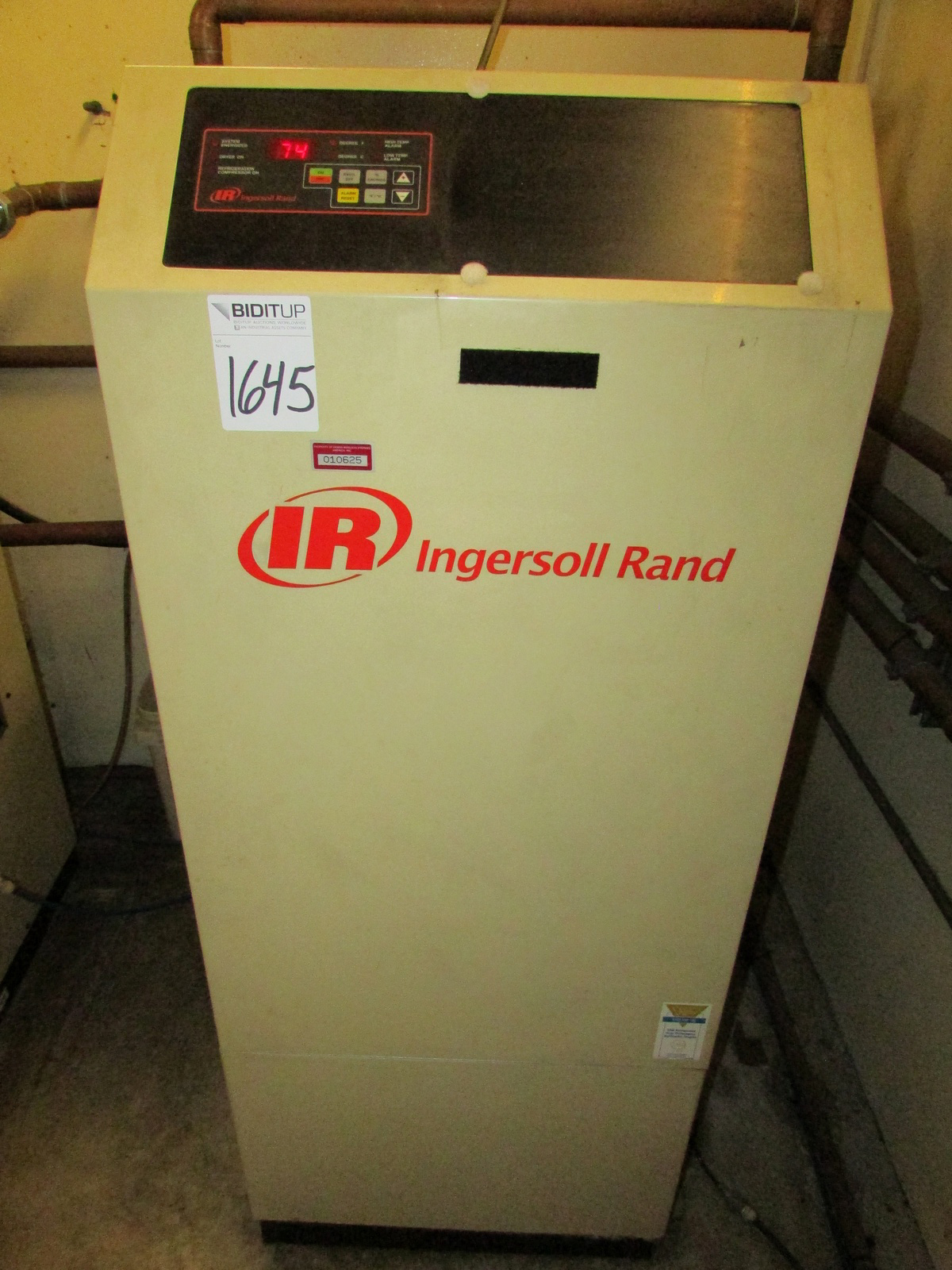 Ingersoll Rand Refrigerated Air Dryers, Mdl NVC400A40N, MAWP PSIG 230