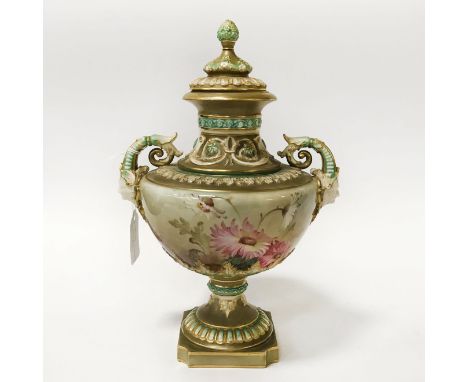 ROYAL WORCESTER LIDDED URN - 280CMS