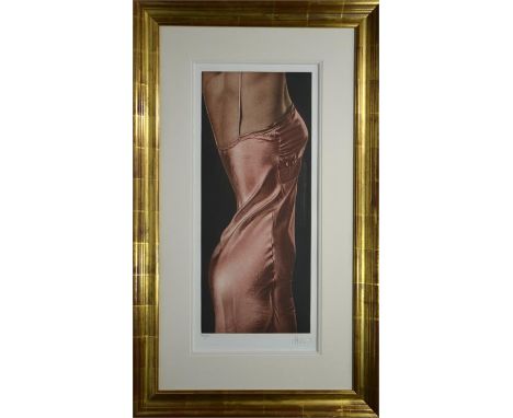 † Willi Kissmer (German, b.1951). 'The Red Dress'. Limited Edition Print 47/250. Signed. Framed and glazed. 64cm x 27cm.