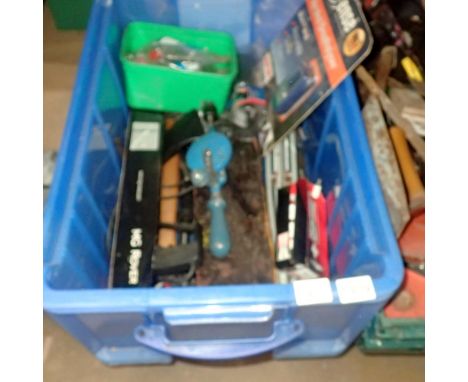 Box of mixed tools to include alcohol breathalyser. Not available for in-house P&amp;P 