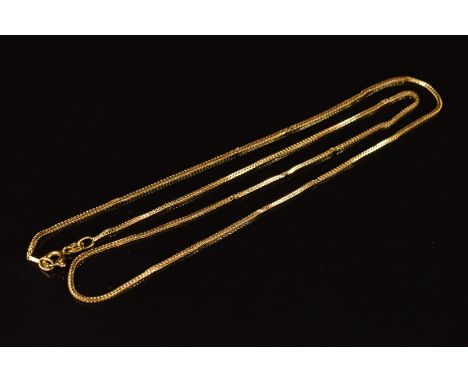 An 18ct gold necklace/ chain, 5g