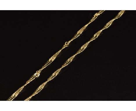 A 14k gold necklace/ chain, 12.7g&nbsp;