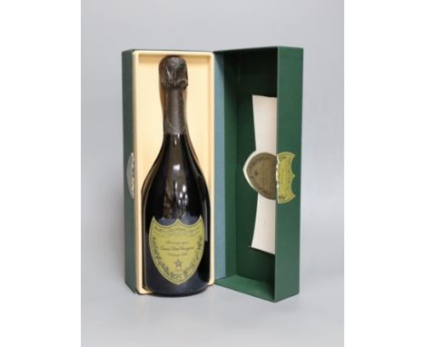 A cased bottle of Cuvée Dom Pérignon vintage 1995