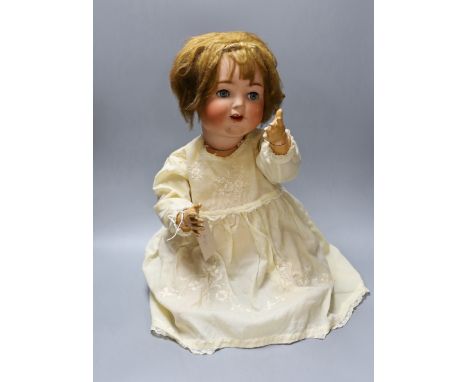 A Cupo &amp; Otto Dressel bisque doll