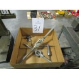(2) Straight Handle Tap Wrenches, with (2) T-Handle Wrenches