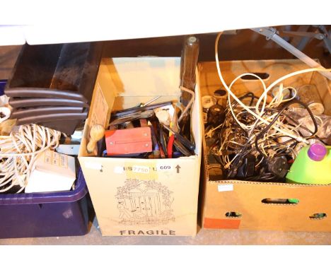 Three boxes of mixed tools and fittings. Not available for in-house P&amp;P, contact Paul O'Hea at Mailboxes on 01925 6591333
