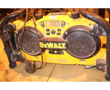 DeWalt DCO11 workshop radio. Not available for in-house P&P, contact Paul O'Hea at Mailboxes on 01925 659133Condition Report: