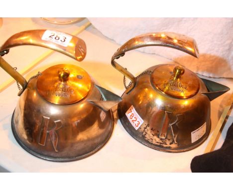 Two unusual Ketel One vodka kettles. P&amp;P Group 2 (£18+VAT for the first lot and £3+VAT for subsequent lots) 