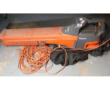 230v Flymo garden vac. Not available for in-house P&P, contact Paul O'Hea at Mailboxes on 01925 659133Condition Report: All e