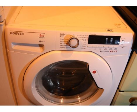 Hoover Dynamic Next 8kg 1400 washing machine, W: 60 cm. Not available for in-house P&amp;P, contact Paul O'Hea at Mailboxes o