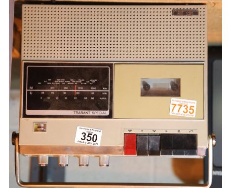 Siemens Trabant Special retro radio and cassette player. P&P Group 3 (£25+VAT for the first lot and £5+VAT for subsequent lot