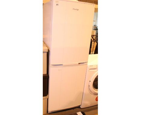 Large freestanding Prestige fridge freezer. Not available for in-house P&P, contact Paul O'Hea at Mailboxes on 01925 659133Co