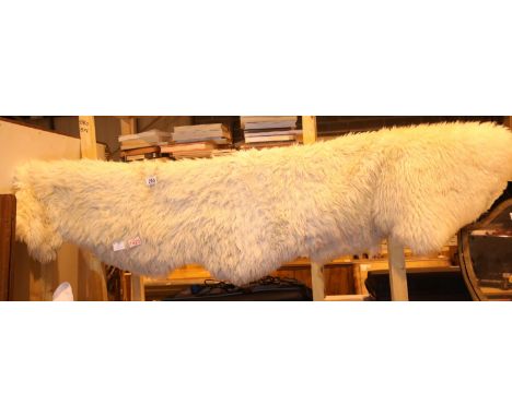 Sheepskin rug, 180 x 60 cm. P&amp;P Group 2 (£18+VAT for the first lot and £3+VAT for subsequent lots) 