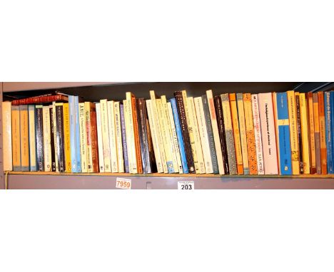 Shelf of paperback books including Penguin and Pelican. P&amp;P Group 1 (£14+VAT for the first lot and £1+VAT for subsequent 
