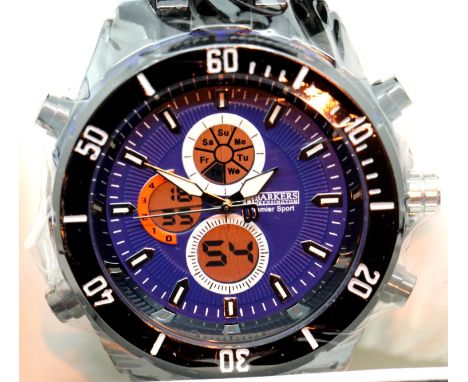 New boxed Barkers of Kensington gents wristwatch. P&amp;P Group 1 (£14+VAT for the first lot and £1+VAT for subsequent lots) 