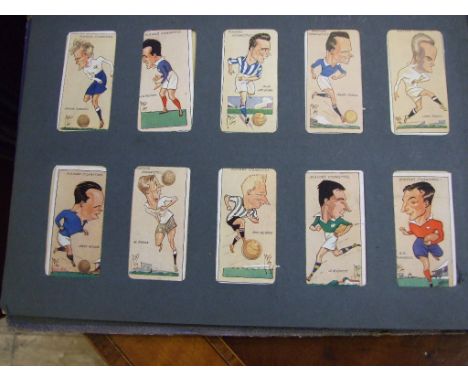 Assorted cigarette cards, a briar pipe, and assorted coins
