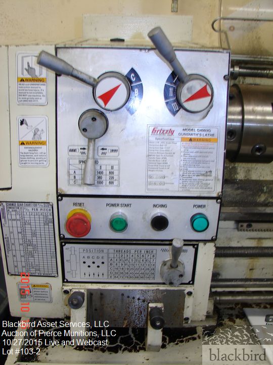 Grizzly G4003G gunsmith lathe, 12