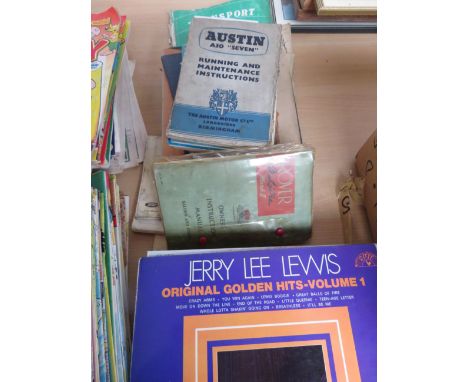 Vintage transport service equipment books 