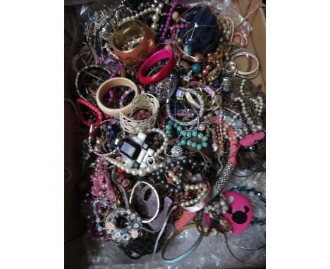 Large quantity of costume jewellery some vintage 