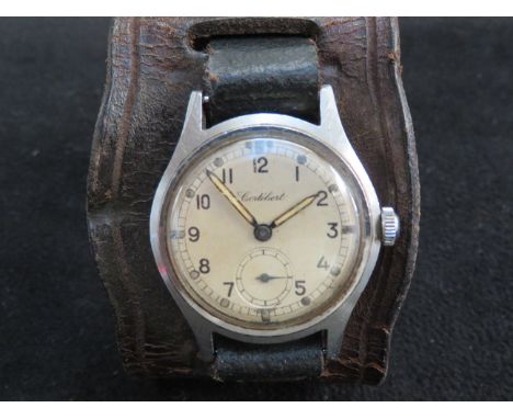 Gents Cortebert military vintage wristwatch 